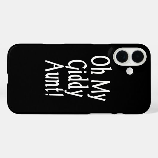 Oh, mijn zwerftante! Case-Mate iPhone case (Achterkant (horizontaal))