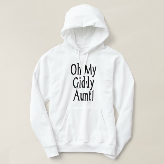 Oh, mijn zwerftante! hoodie (Design voorkant)