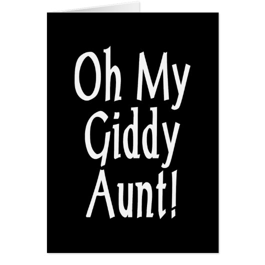 Oh, mijn zwerftante! Kaart (Voorkant)