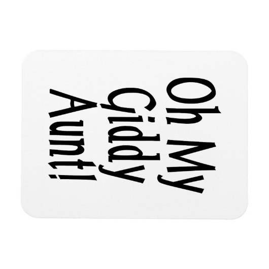 Oh, mijn zwerftante! magneet (Horizontaal)