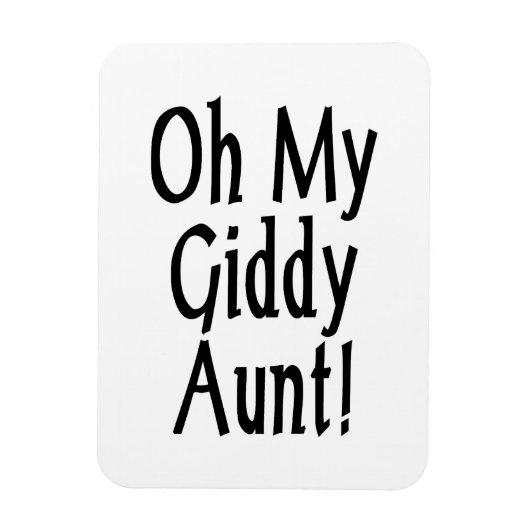 Oh, mijn zwerftante! magneet (Verticaal)