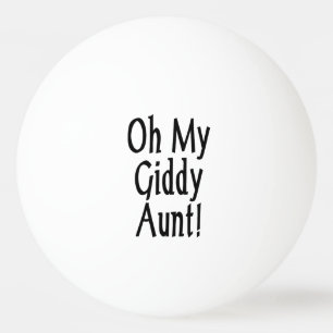 Oh, mijn zwerftante! pingpongbal