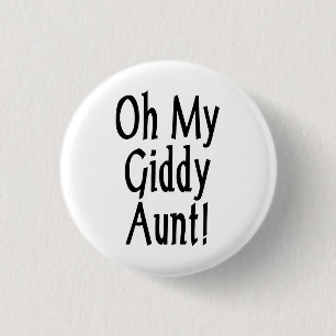 Oh, mijn zwerftante! ronde button 3,2 cm
