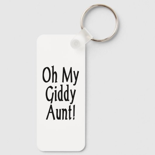 Oh, mijn zwerftante! sleutelhanger (Achterkant)