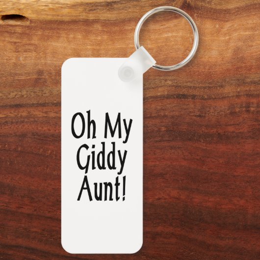 Oh, mijn zwerftante! sleutelhanger (Achterkant)