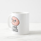 Oh Mind Goodness Funny Brain Pun Koffiemok (Voorkant links)