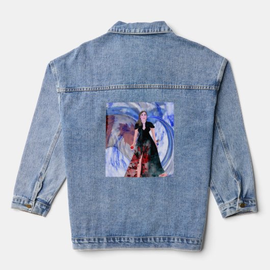 Oh Moi LeeMariie's creatieve ontwerpen Denim Jacket (Achterkant)
