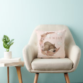 Oh, mooie Deer & Clouds Stars Nursery Throw Pillo Kussen (Stoel)
