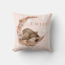 Oh, mooie Deer & Clouds Stars Nursery Throw Pillo Kussen