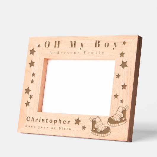 Oh My Boy Baby  Gegraveerde Lijstjes (Links)