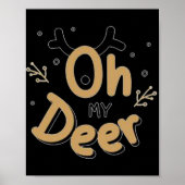 Oh My Deer Poster (Voorkant)