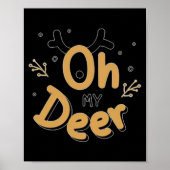 Oh My Deer Poster (Voorkant)