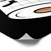 Oh My Gauze Grappige Eerste Hulp Pun Donker BG Poster (Hoek)