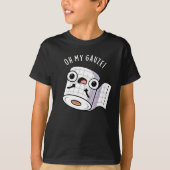 Oh My Gauze Grappige Eerste Hulp Pun Donker BG T-shirt (Voorkant)