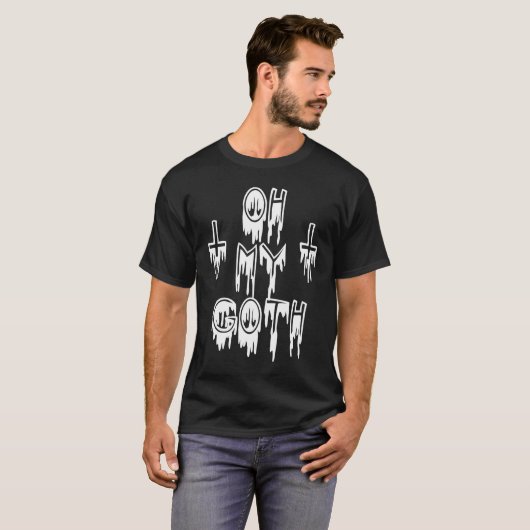 OH MY GOTH Gothic Emo Pastel Goth T-shirt (Voorkant volledig)