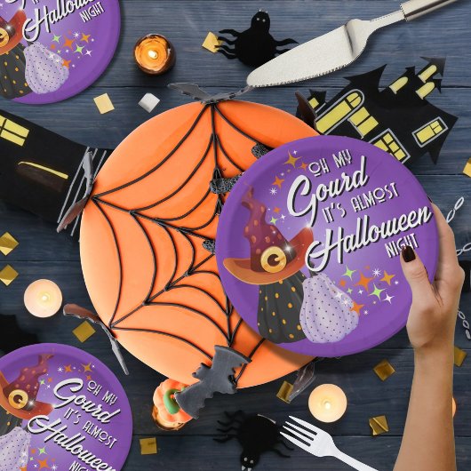 Oh My Gourd Het is bijna Halloween  Bordjes