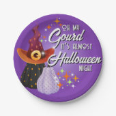 Oh My Gourd Het is bijna Halloween  Bordjes (Voorkant)