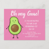 Oh My Guac Makelaar Ananaspostkaart avocado Briefkaart (Voorkant)