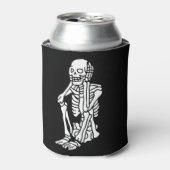 Oh My Skeleton op een Blikjeskoeler (Blikje Voorkant)