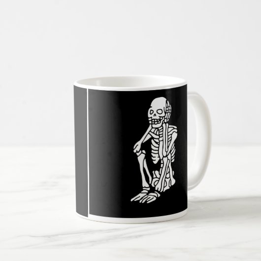 Oh My Skeleton op een Koffiemok (Voorkant rechts)