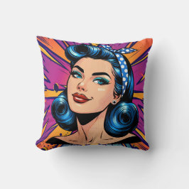 Oh My Stars Retro Pin Up Pillow Kussen