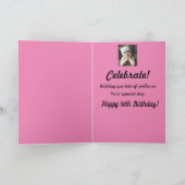 Oh nee! 50e verjaardag Grappig Grumpy Girl vieren Kaart (Binnen)