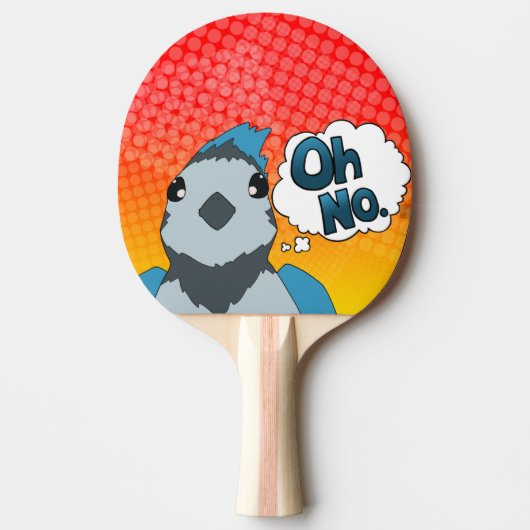 Oh nee Bird Tafeltennisbatje (Voorkant)