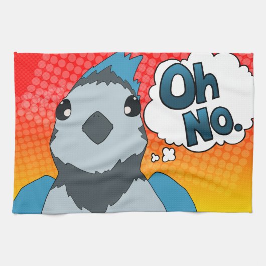 Oh nee Bird Theedoek (Horizontaal)