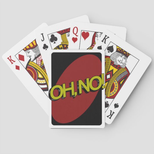 Oh, nee! Klassieke Speelkaarten (Achterkant)