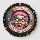 Oh nee, niet jij weer! grote klok (Voorkant)