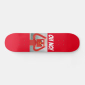 OH NEE! PANIC RUBBER MAN FUNNY Skateboarddek Persoonlijk Skateboard (Horizontaal)
