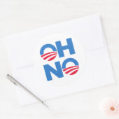 Oh nee ronde sticker (Envelop)