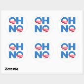 Oh nee ronde sticker (Vel)