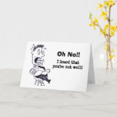 Oh nee, snel beter worden Kaart (Gele Bloem)