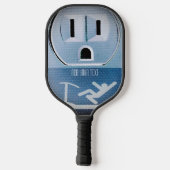 Oh nee van Shirley Taylor Pickleball Paddle (Achterkant)