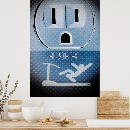 Oh nee van Shirley Taylor Poster (Keuken)