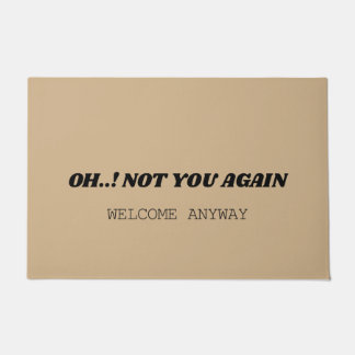 OH NIET MEER. DEURMAT