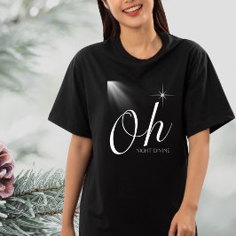 Oh Night Divine Christelijk kerstlied Jesus T-shirt