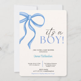 Oh niño eucaliptos modernos globos azules bebé kaart