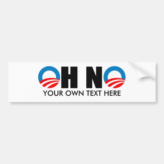 OH NO BUMPERSTICKER (Voorkant)