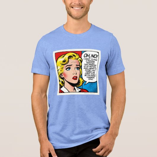 Oh No Female - Unisex -  Tri-Blend Shirt (Voorkant)