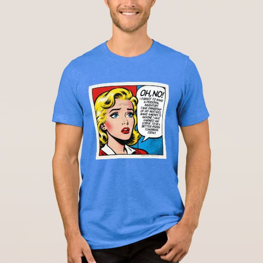 Oh No Female - Unisex -  Tri-Blend Shirt (Voorkant)