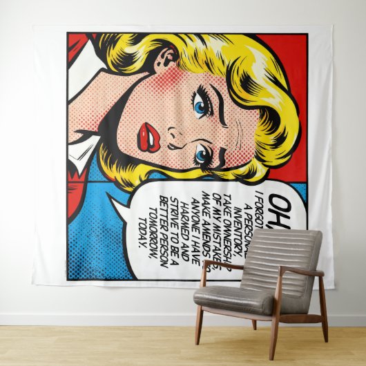 OH NO Wall Art Tapestry Wandkleed (In Situ (horizontaal))