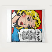 OH NO Wall Art Tapestry Wandkleed (Voorkant (horizontaal))