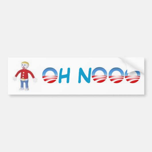 OH NOOOOO BUMPERSTICKER (Voorkant)