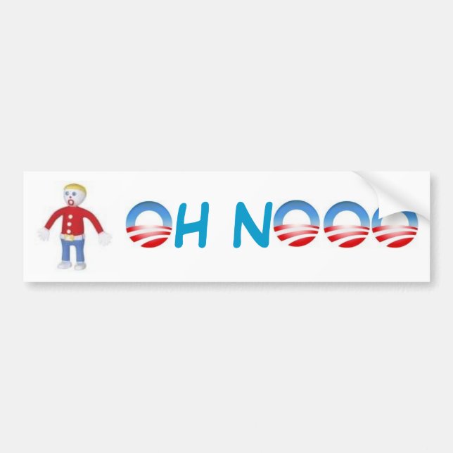 OH NOOOOO BUMPERSTICKER (Voorkant)