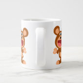 "Oh nou..." Cute Shrugging Cartoon Beer Grote Koffiekop (Achterkant)