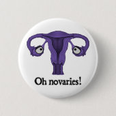 Oh novaries! ronde button 5,7 cm (Voorkant)
