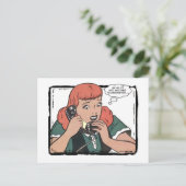 Oh Nr! Niet Een andere Telemarketer Briefkaart (Staand voorkant)