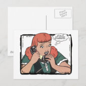 Oh Nr! Niet Een andere Telemarketer Briefkaart (Voorkant / Achterkant)